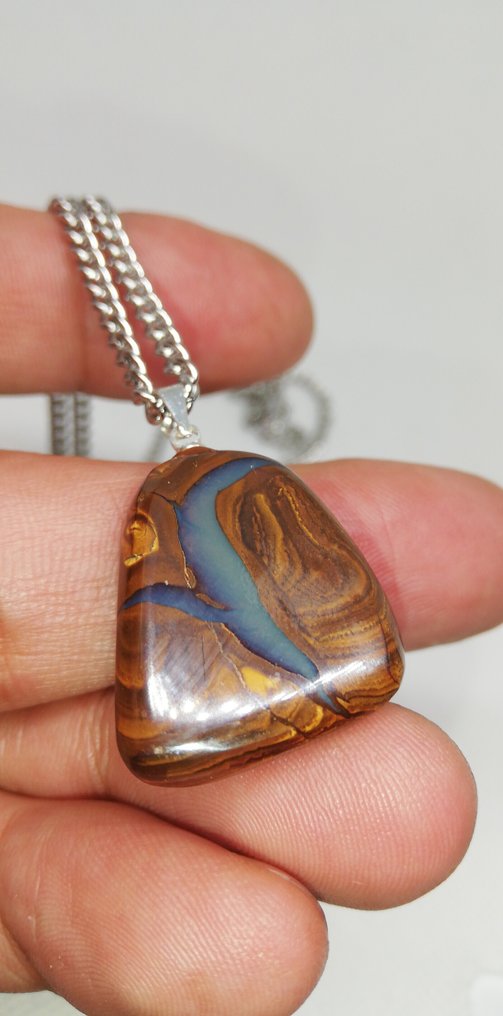 Magnifique Opale Boulder 37 καρατίων Χωρίς ελάχιστη τιμή. Κοσμήματα- 7.4 g #1.0