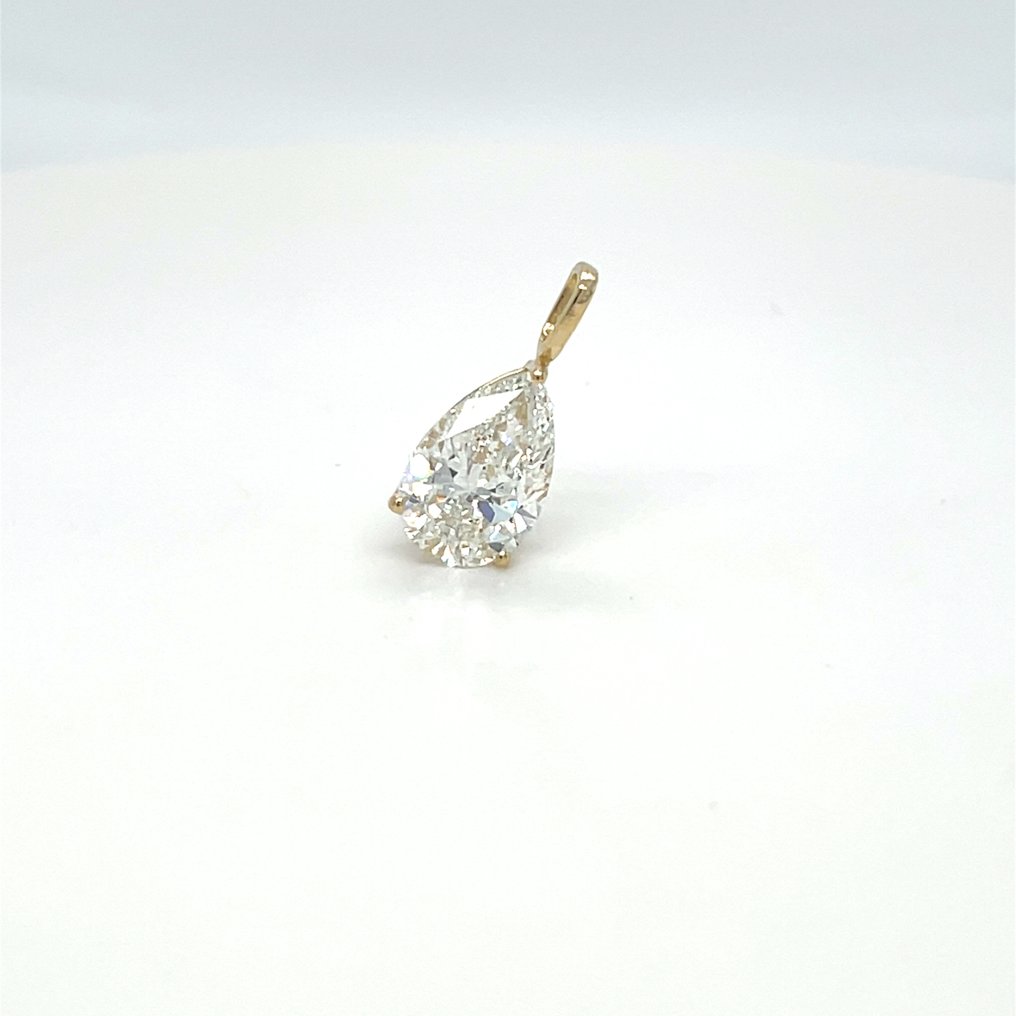 χωρίς τιμή ασφαλείας - Κρεμαστό κόσμημα - 14 καράτια Κίτρινο χρυσό - 2.06ct. tw. Διαμάντι (Εργαστηριακής καλλιέργειας) #1.0