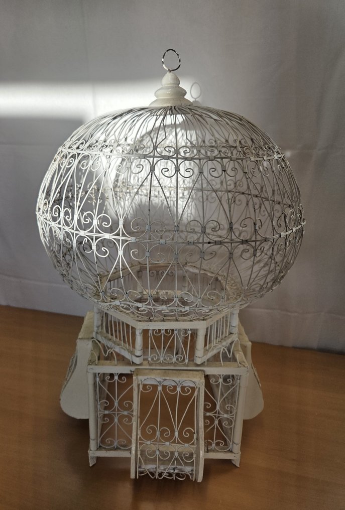  鳥籠 - 木, 金屬 - 古董鸟笼 - 59 厘米 #4.3