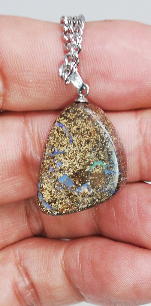 Υπέροχη Οπάλ Βούρμπλε 34 καρατίων Χωρίς ελάχιστη τιμή Κοσμήματα- 6.8 g #4.3