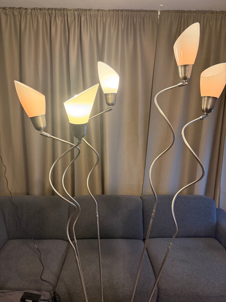 Pola Amestelveen - 落地灯 - 黄铜, 玻璃 - 罕见的吸睛之物 #3.2