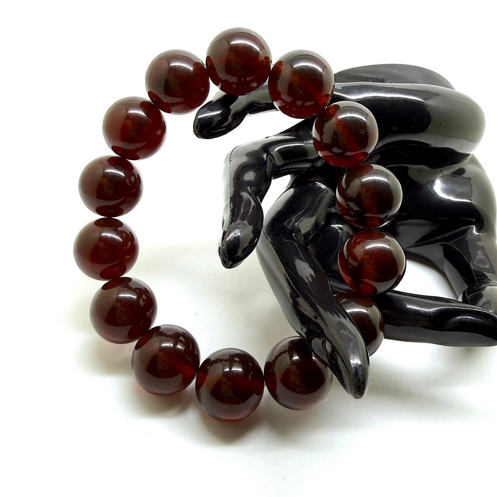 手链 波罗的海琥珀大珠 16 毫米 32.4 克 - 琥珀 - Baltic amber - succinite #1.0