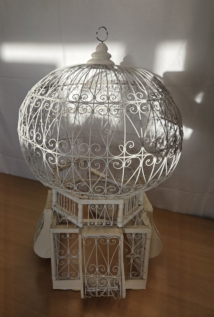  鳥籠 - 木, 金屬 - 古董鸟笼 - 59 厘米 #2.1