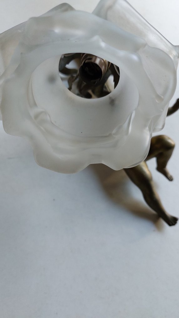 Απλίκα τοίχου - Χαλκός - Γυαλί #4.3