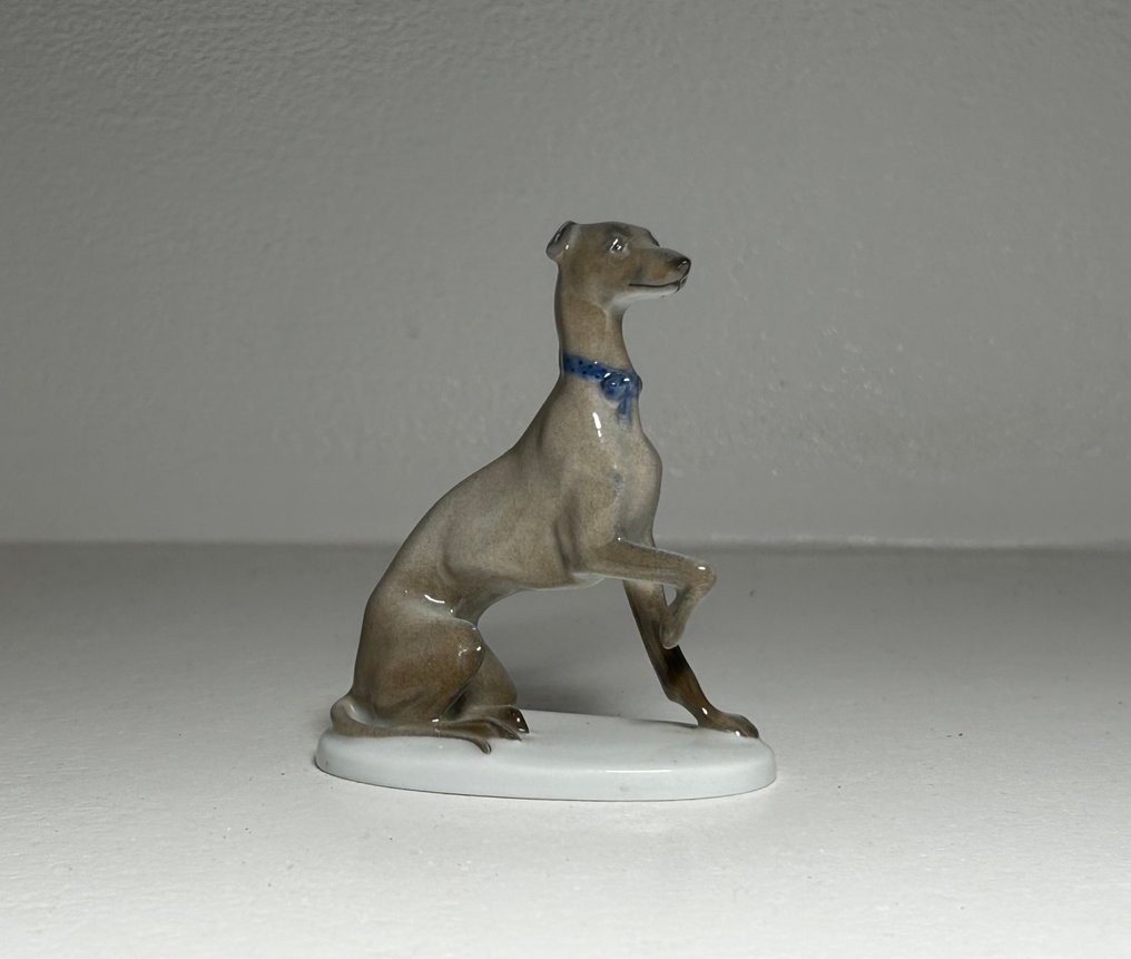 Rosenthal - Αγαλματίδιο - Small figurine Whippet/Greyhound. Designed by E. Diller - Πορσελάνη #2.1