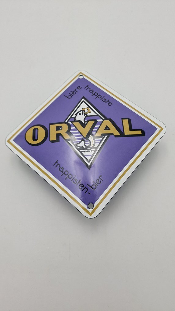 ORVAL Enamel sign Trappist Ale Belgian beer - Enamel plate (2) - Enamel #1.0
