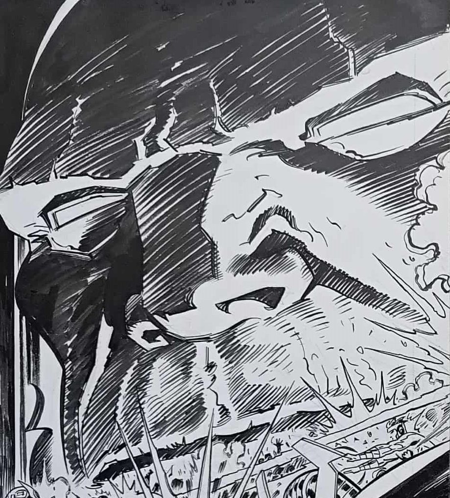 Ron Wagner / Bill Reinhold - 1 Original page - JLA, Darkseid - JLA in Crisis Secret Files - 1999 #3.2