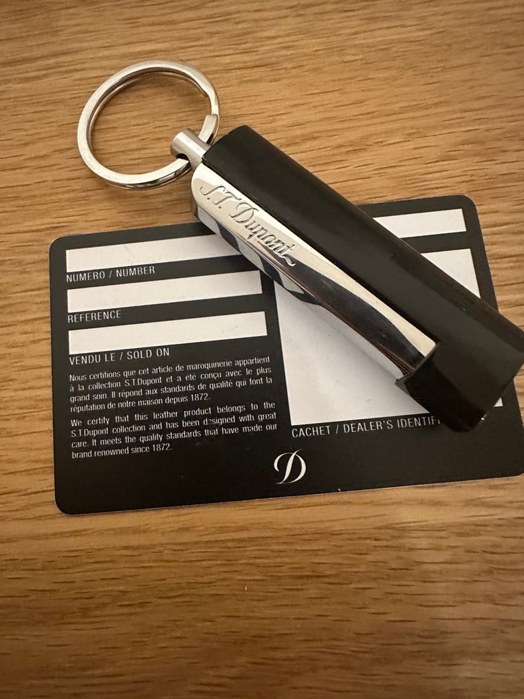 S.T. Dupont - Cigarskærer - Rustfrit stål, Lack Schwarz #1.0