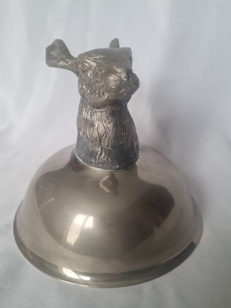 M.P italie - Mauro Manetti - 酒杯 - 兔子 - 银色金属, 锡 #3.2