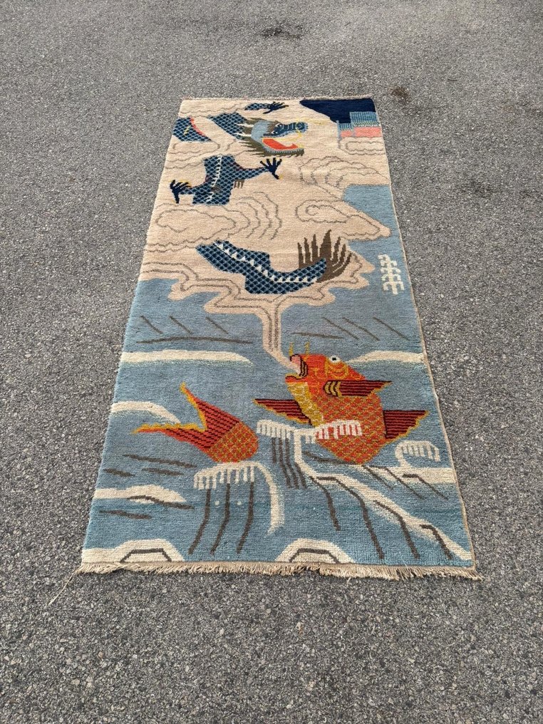 地毯 - 215 厘米 - 90 厘米 - 中國 - 20世紀 #1.0