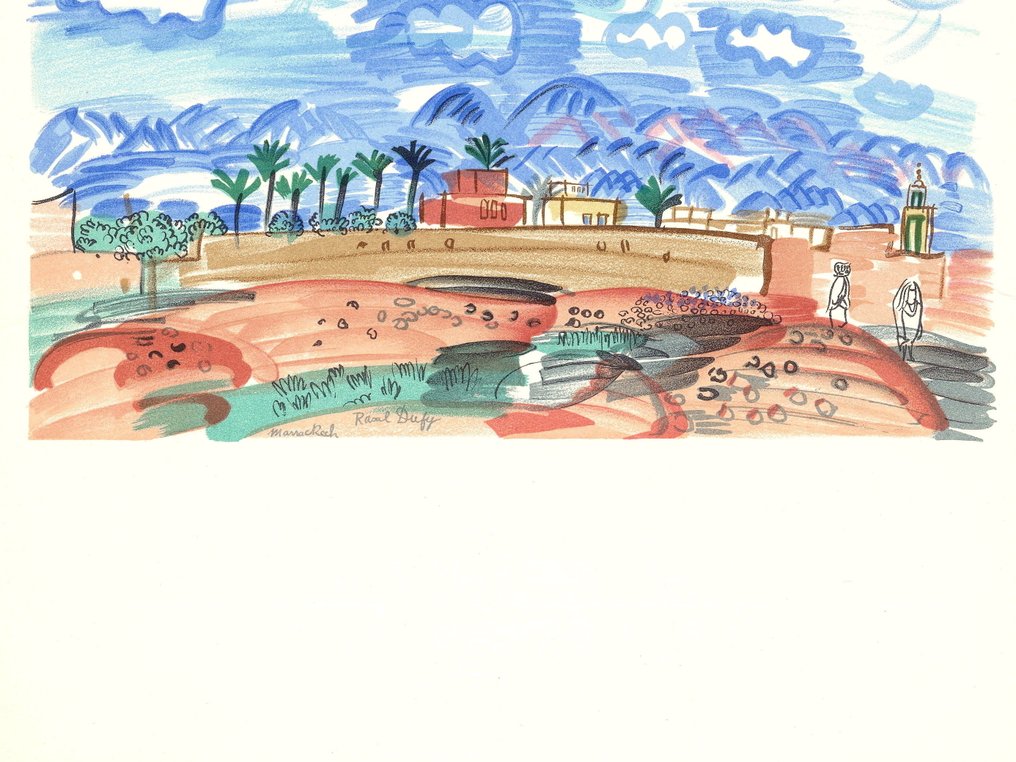 Raoul Dufy (1877-1953) - Marrakech #3.2