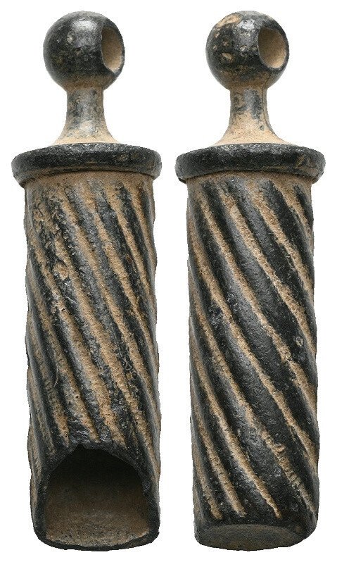 Ancient Roman Peltre-Whistle 0-40 mm Pendant #1.0