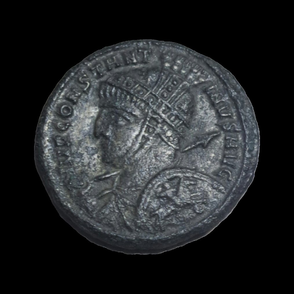 Ρωμαϊκή Αυτοκρατορία. Constantine I (AD 306-337). Lot du 2 Folles Æ  (χωρίς τιμή ασφαλείας) #1.0