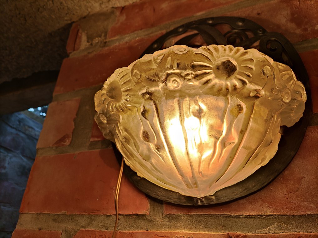 Genet en Michon - Maurice Dufrêne - Kinkiet - Kute żelazo #3.2