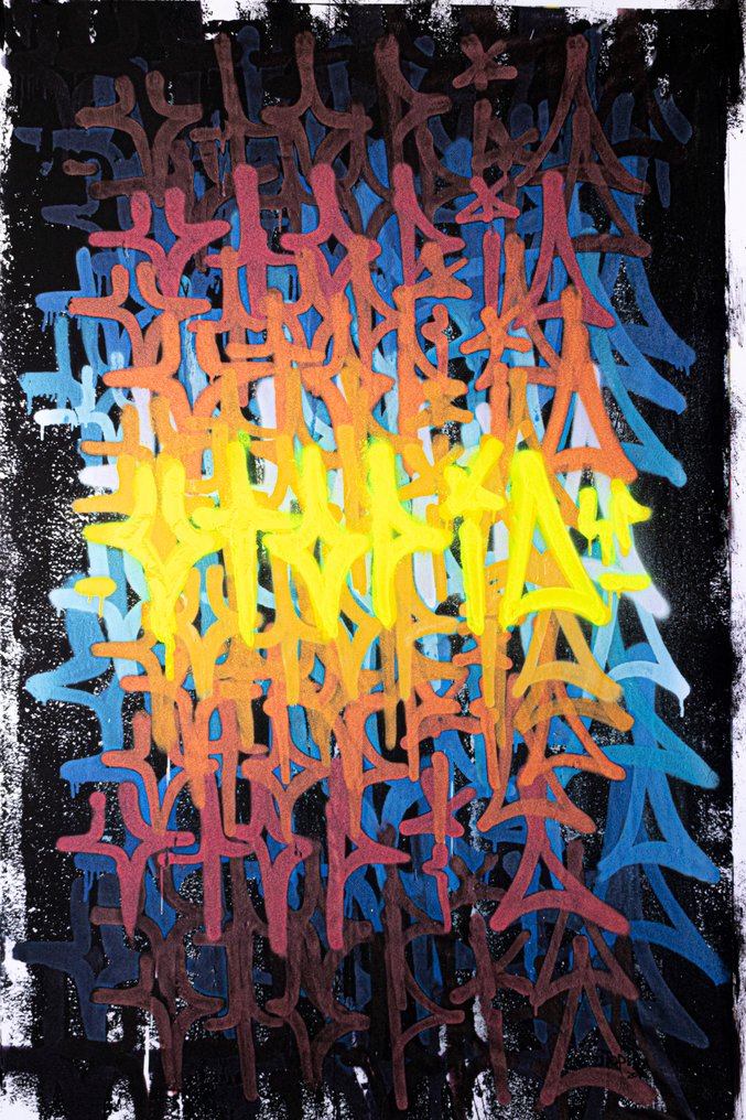 Utopia - Pixo style São Paulo - Rainbow #4.3