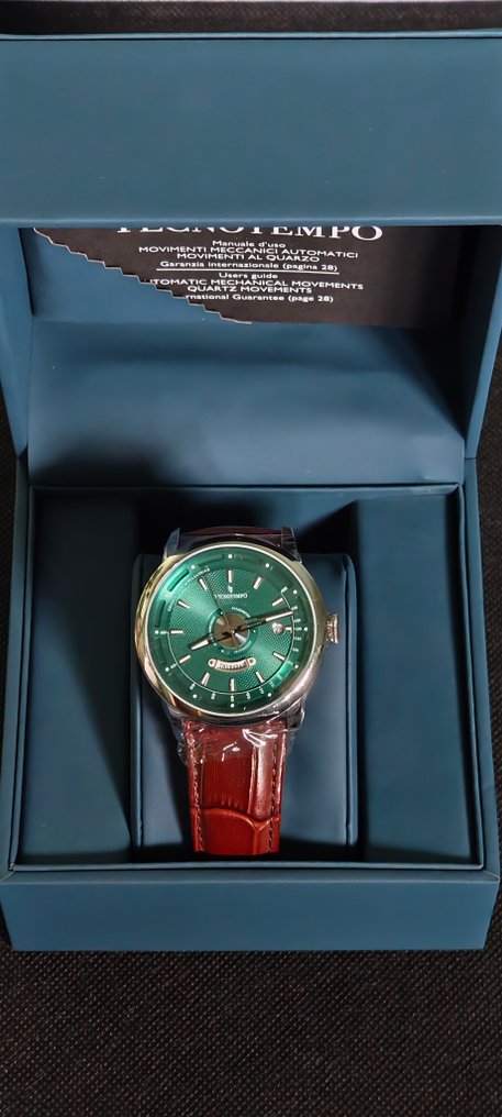 Tecnotempo - Automatic Pulsometer "Gradue Pour 30 Pulsations" – Special Edition – Sapphire – Green - TT.50PS.GR - Men - 2020+ #4.3