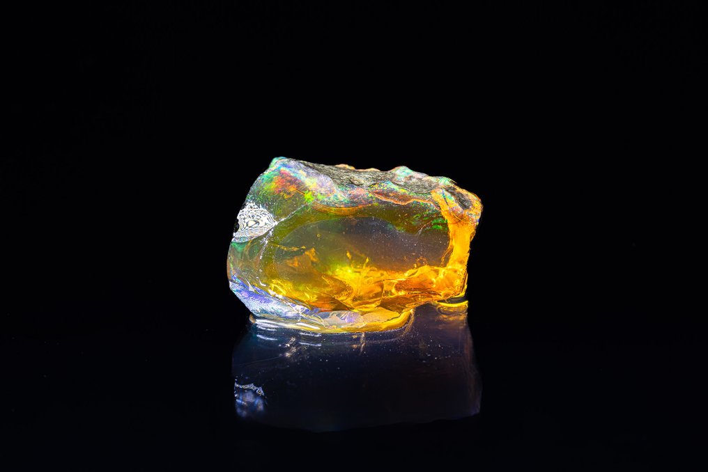 Magnificent Raw Opal Landscape 79.63 carats - NO RESERVE PRICE - Height: 31.3 mm - Width: 24 mm- 15.93 g - (1) #1.0