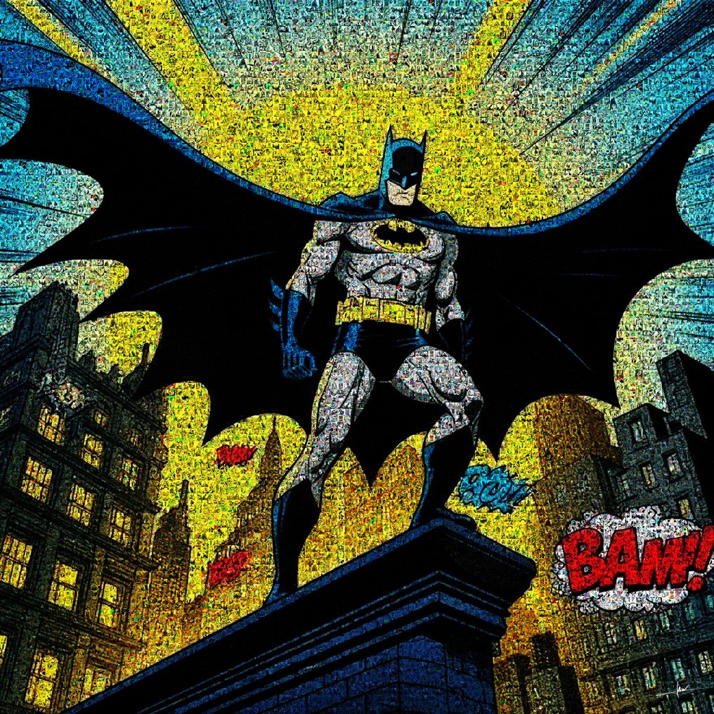 David Law - Crypto Batman XI- Format XL 60x60 #1.0