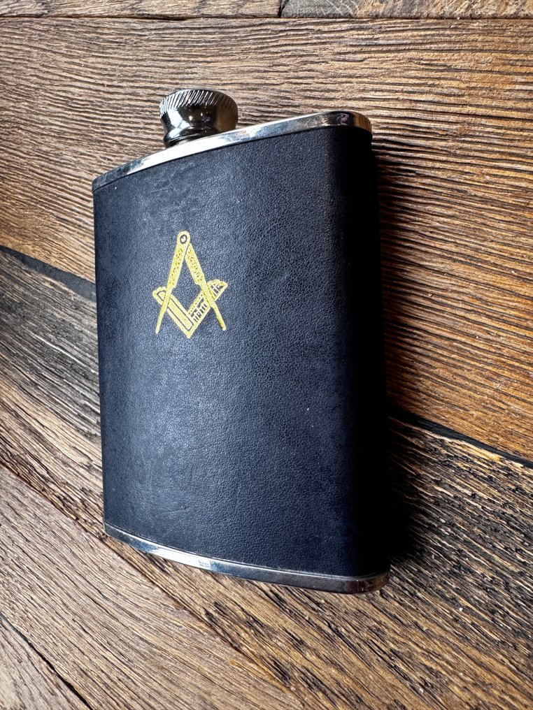 Germany/Freemasonry - Pullo - Ruostumaton teräs - 1940(c) Masonic Hip Flask #3.2