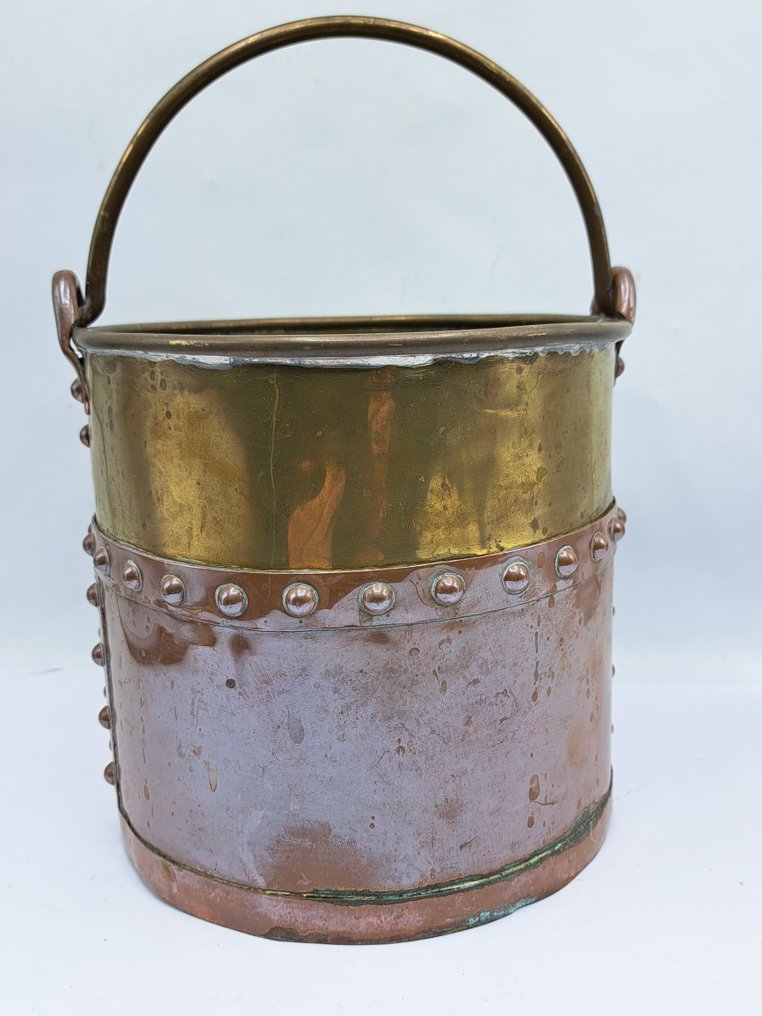 Bucket -  Hengselemmer - Copper, Brass - Nagelemmer-Aker #2.1
