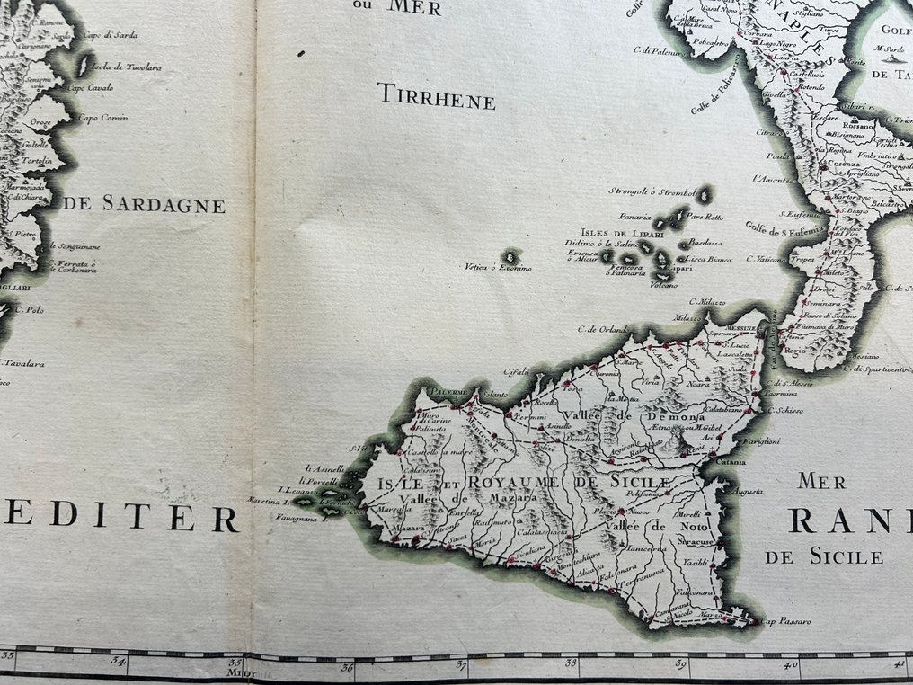 Italy - Italy / Sicily / Sardinia / Corsica / Istria (Pula, Rovinj, Poreč, Cittanova, Koper); Alexis-Hubert Jaillot (1632–1712) - L’Italie divisée en ses principaux Estats, Royaumes et Républiques… où sont exactement remarquées - 1701-1720 #3.2