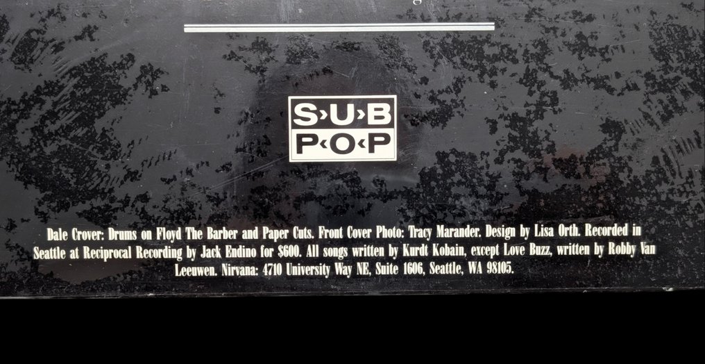 Nirvana - Bleach - Fully Mint and Sealed in-tact outer, a rarity and potential colour unknown - Δίσκος βινυλίου - 1st Pressing - 1989 #2.1