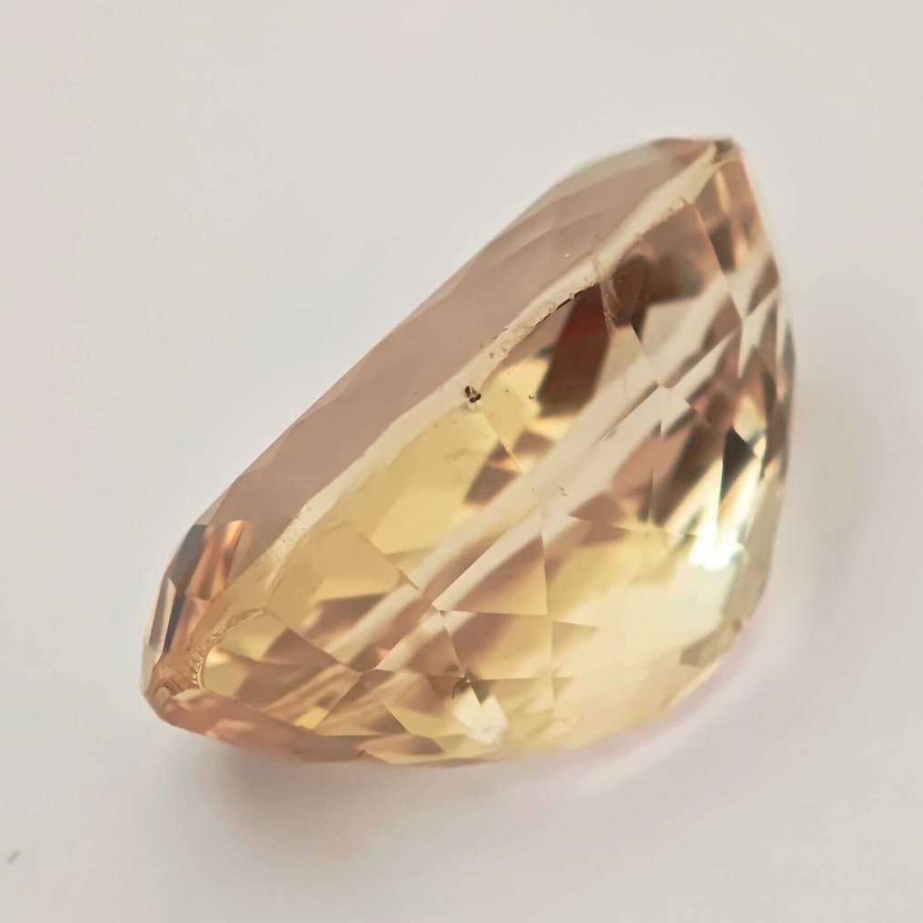 没有保留价 锂辉石  - 33.13 ct - 安特卫普宝石检测实验室（ALGT） - 粉色/黄色 #1.0