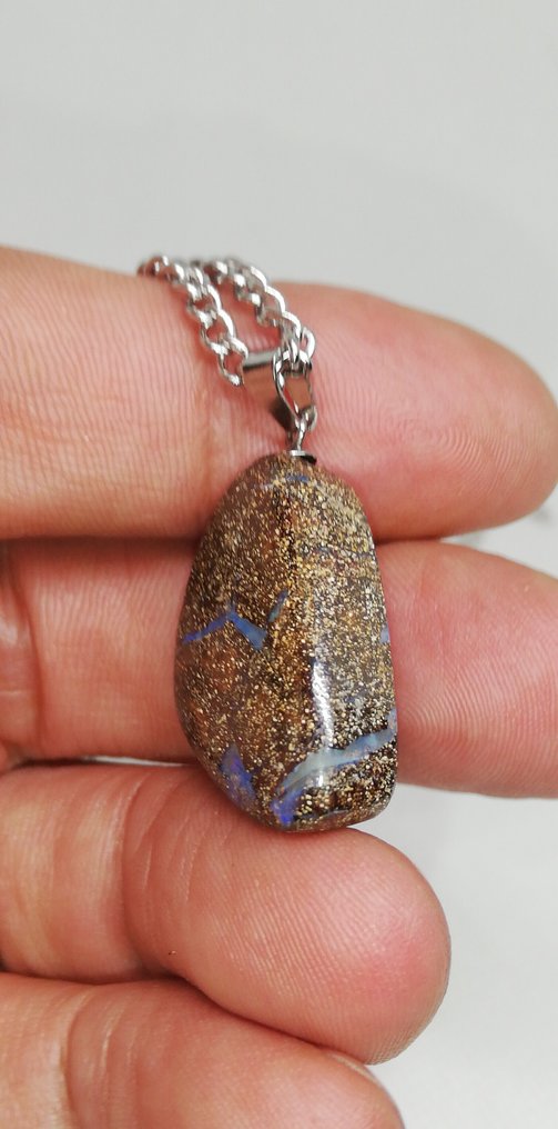 Υπέροχη Οπάλ Βούρμπλε 34 καρατίων Χωρίς ελάχιστη τιμή Κοσμήματα- 6.8 g #3.2