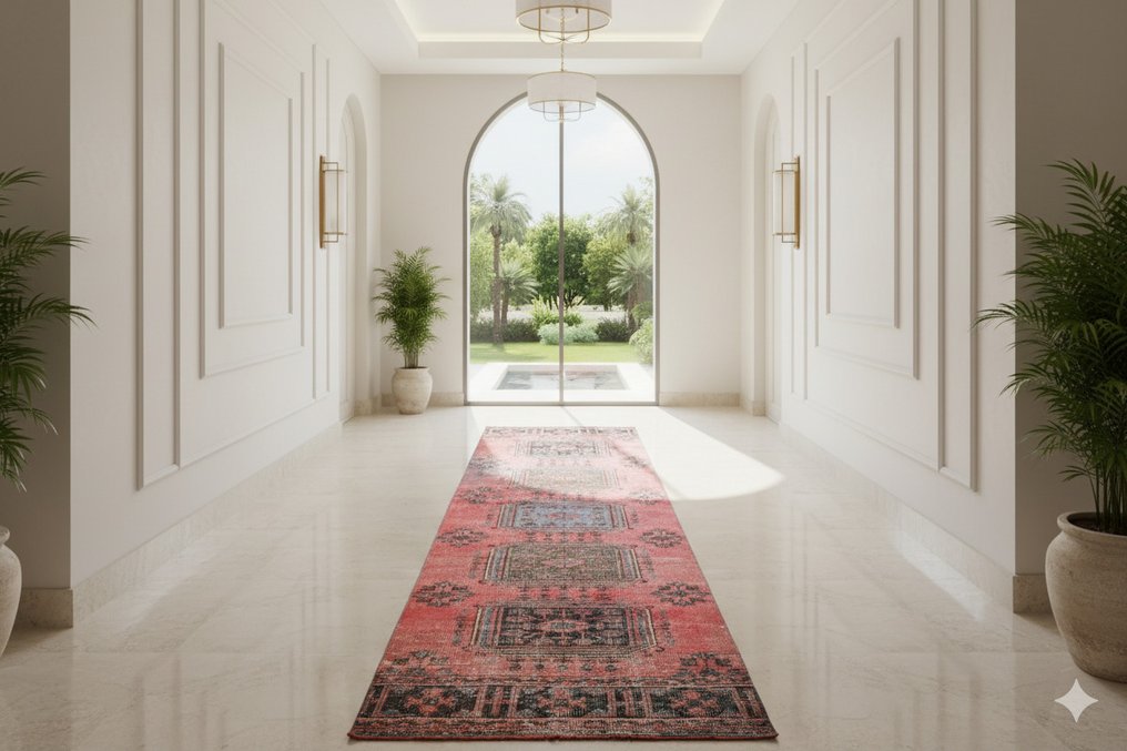 Vintage Kazak - Χαλί - 330 cm - 100 cm - Χειροποίητο με πιστοποιητικό #1.0