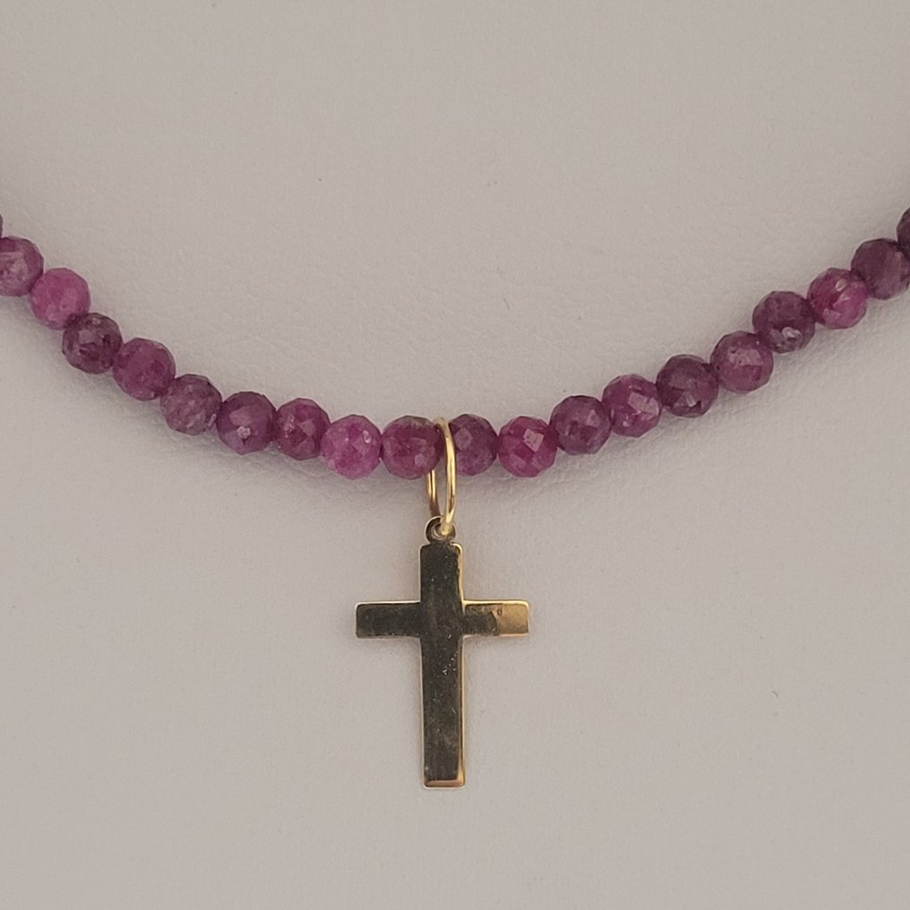 Nincs minimálár - Függő - 18 kt. Sárga arany Rubin #2.1