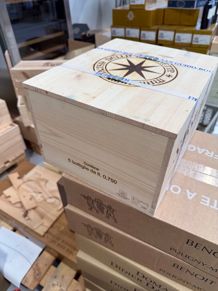 2022 Tenuta San Guido, Sassicaia - Bolgheri DOC - 6 Flaskor (0,75L) #1.0