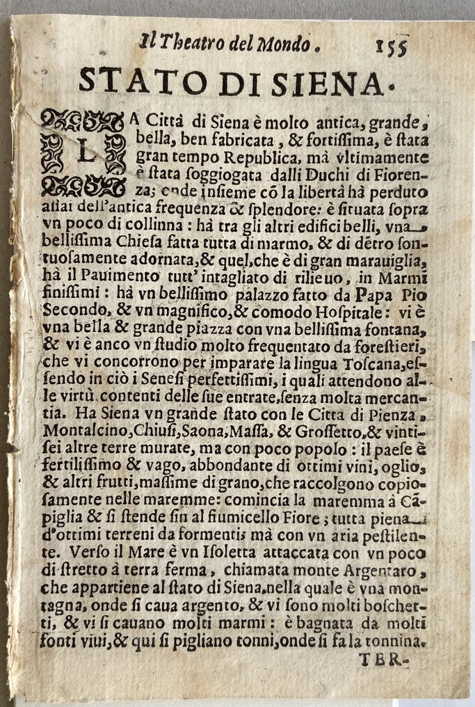 Italy - Umbria; Ortelius - Perusia ( Territorio di Perugia) - 1581-1600 #1.0