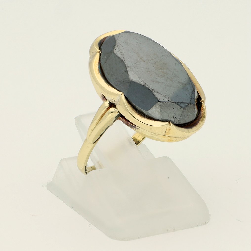 Δαχτυλίδι - 14 καράτια Κίτρινο χρυσό - 3.12ct. tw. - Αιματοειδές #4.3