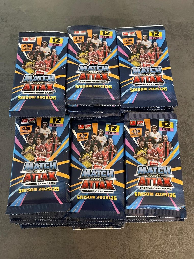 Topps Match Attax Bundesliga 2025/26 - Multipack + Starterpack + 70 Booster pack - Casi impecable (CI) #4.3