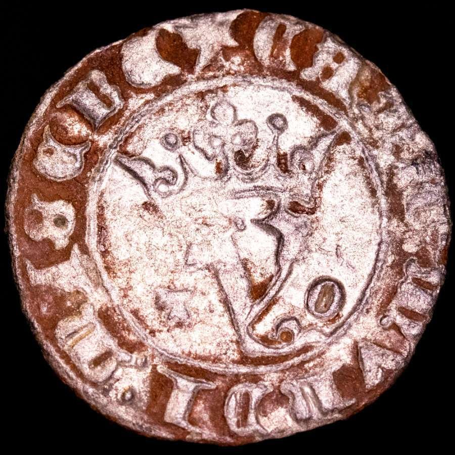 Kingdom of Castile and Leon. Juan I de Castilla (1379-1390). Blanca de Agnus Dei Blanca de Agnus Dei. Toledo. (1379-1390). ANGVS DEI QVI TOLIS alrededor de una orla. (No Reserve Price) #1.0