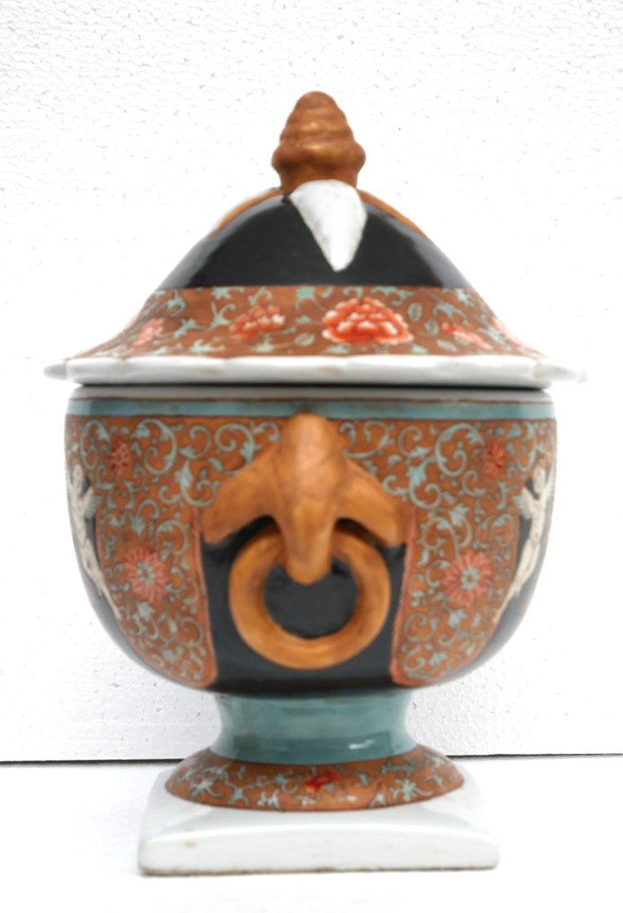 Vaske med lokk  - Porselen #3.2