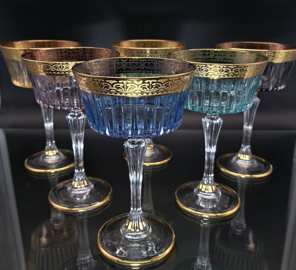 Artemisia - Κολονάτο ποτήρι σαμπάνιας - Κρύσταλλο, χρυσό 24 καρατίων - Σετ έξι ποτήρια #2.1