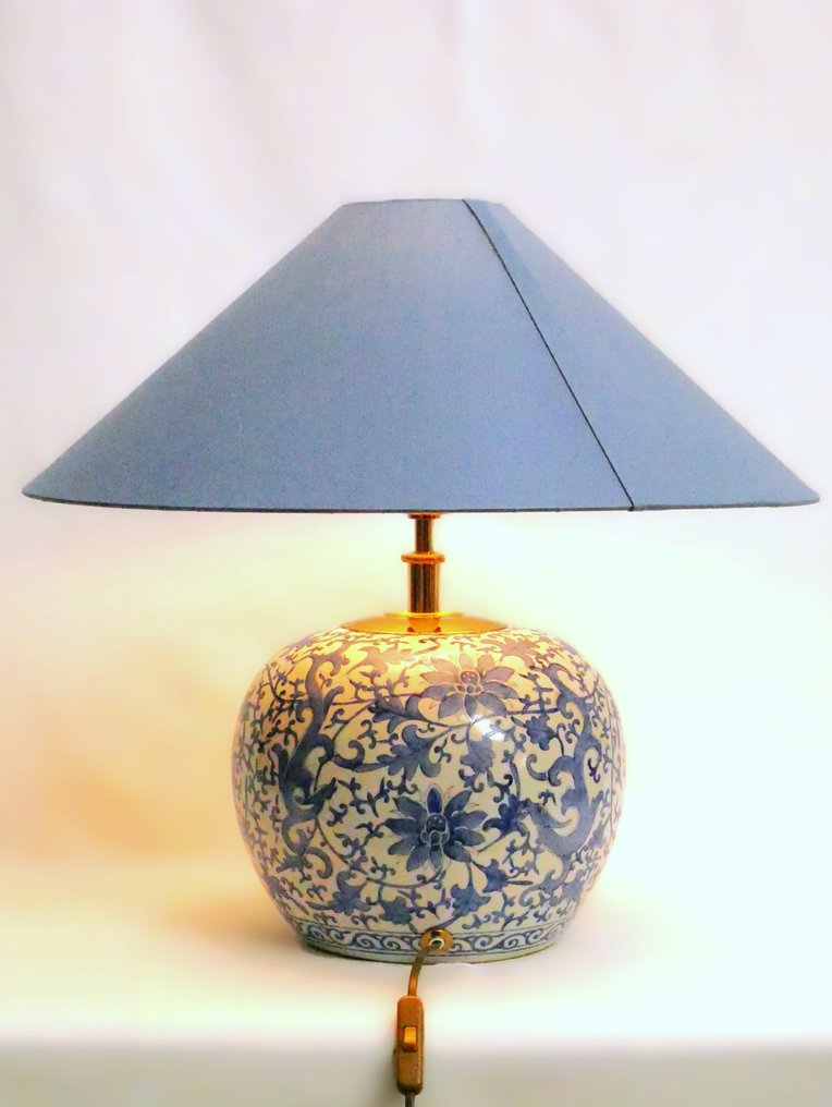Lampada - Porcellana, Ottone #1.0