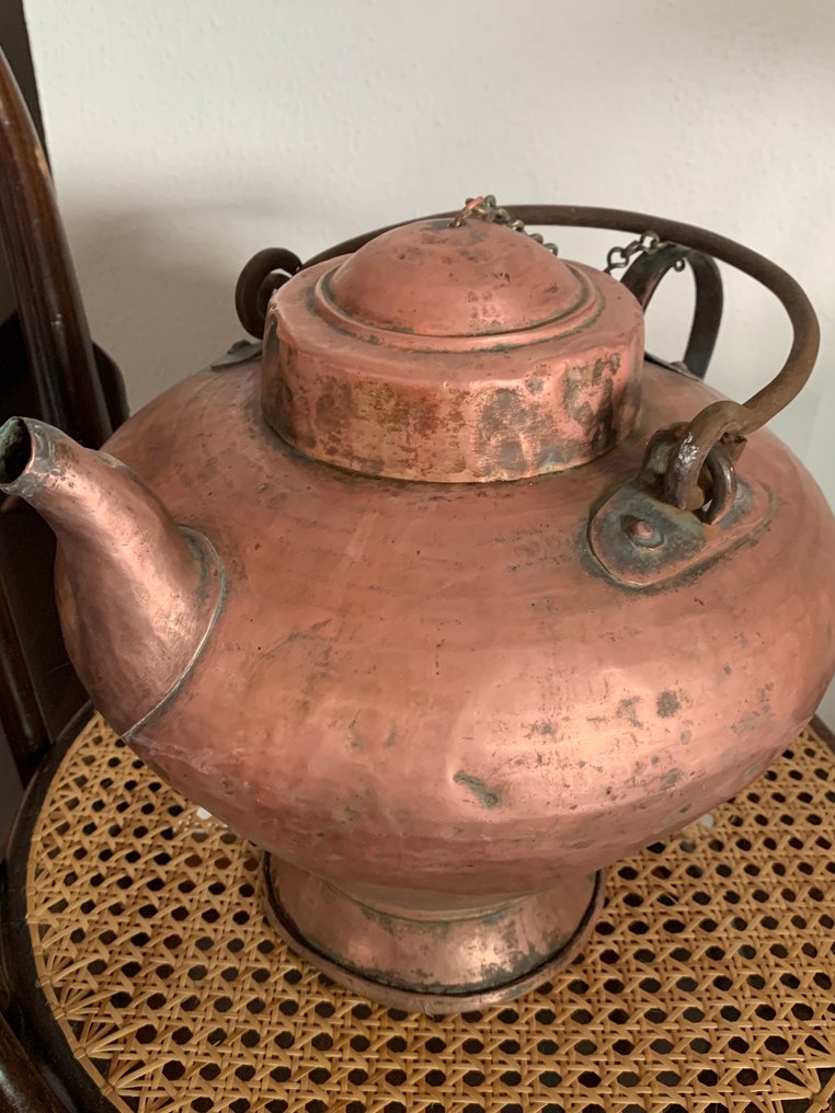 大啤酒杯 - 铜 - 稀有陶罐在陶土中 #2.1