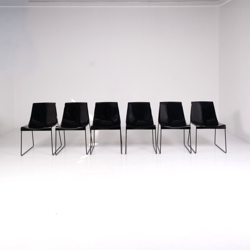 Pianca - Elena Offelli - Stol (6) - Sky - Plast, Stål #1.0