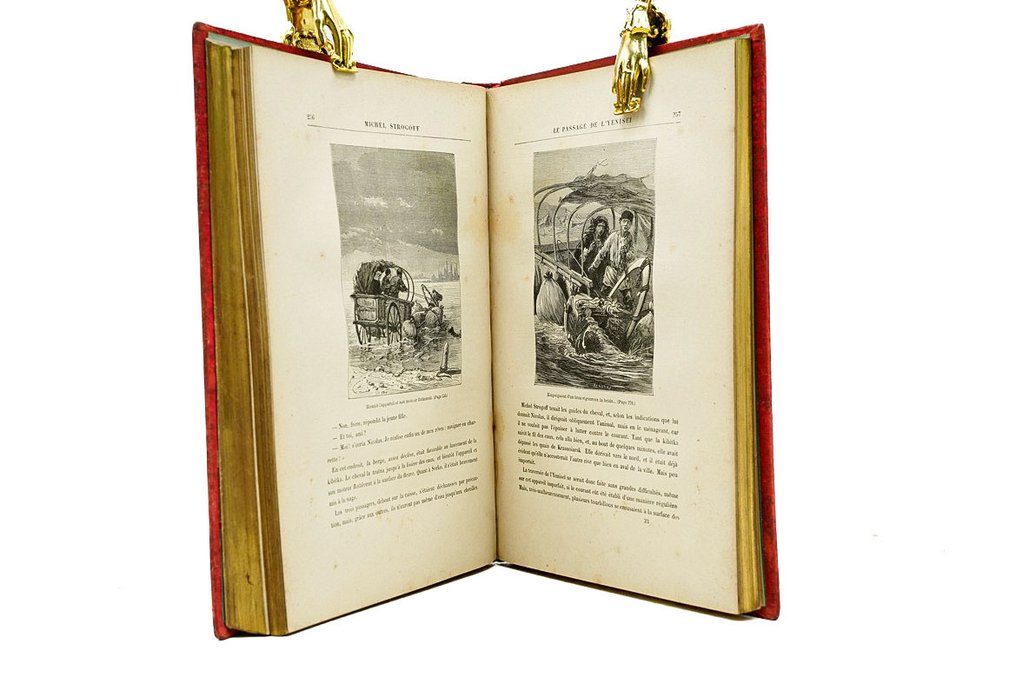 Jules Verne / J. Ferat et Charles Barbant - Michel Strogoff, Moscou-Irkoutsk suivi de un drame au Mexique - 1887 #4.3