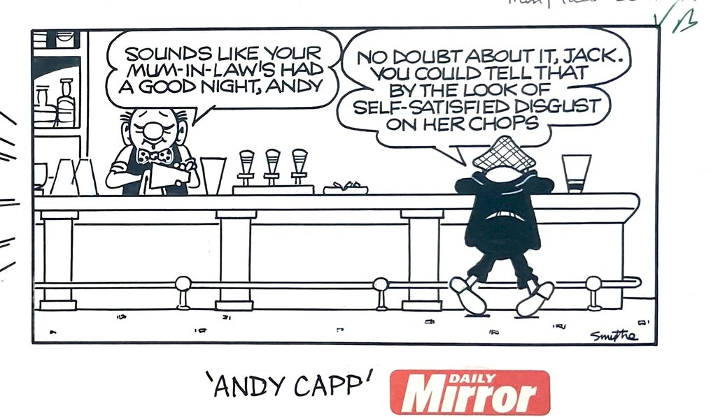 Reginald Smythe - 1 Original page - Andy Capp #2.1