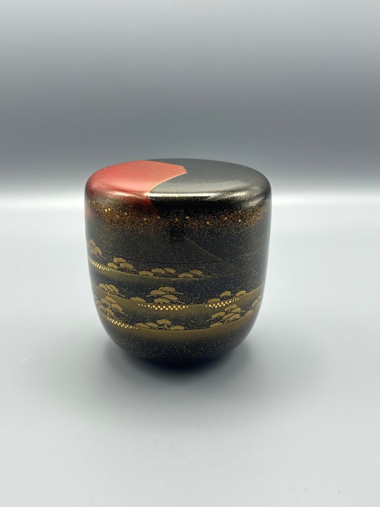 Azuma Takatoshi  隆利 - Natsume - 绯红富士蒔絵轮岛漆器 - 木 #2.1