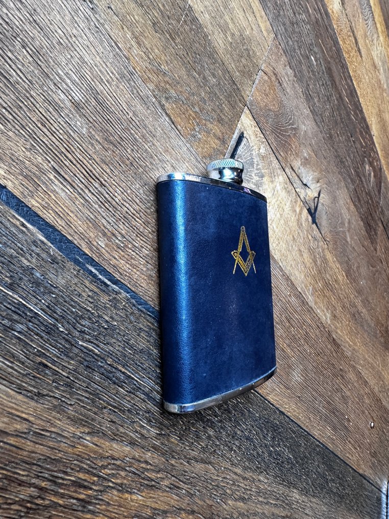 Germany/Freemasonry - Pullo - Ruostumaton teräs - 1940(c) Masonic Hip Flask #1.0