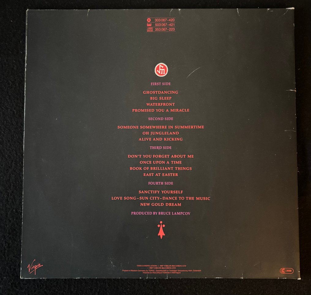 Simple Minds, U2, Ultravox - 4 x LPs - In the city of Light / Once upon a Time / Under a blood red sky / Vienna - Multiple titles - LP - 1980 #2.1