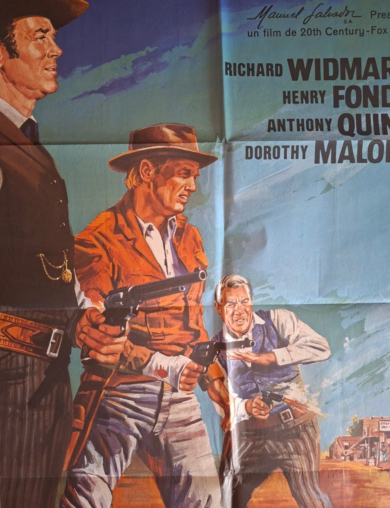WESTERN - WARLOCK (EL HOMBRE DE LAS PISTOLAS DE ORO, + EXTRA) - Henry Fonda, Anthony Quinn, Richard Widmark... - 1950s #3.2