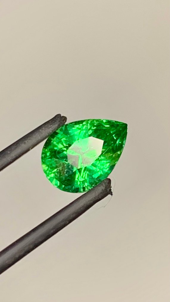 沒有保留價 - 1 pcs 綠色 電氣石 - 1.78 ct - 國際有色寶石協會 (ICA GemLab) - 稀有钒绿碧玺 #3.2