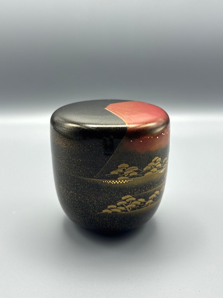 Azuma Takatoshi  隆利 - Natsume - 绯红富士蒔絵轮岛漆器 - 木 #3.2