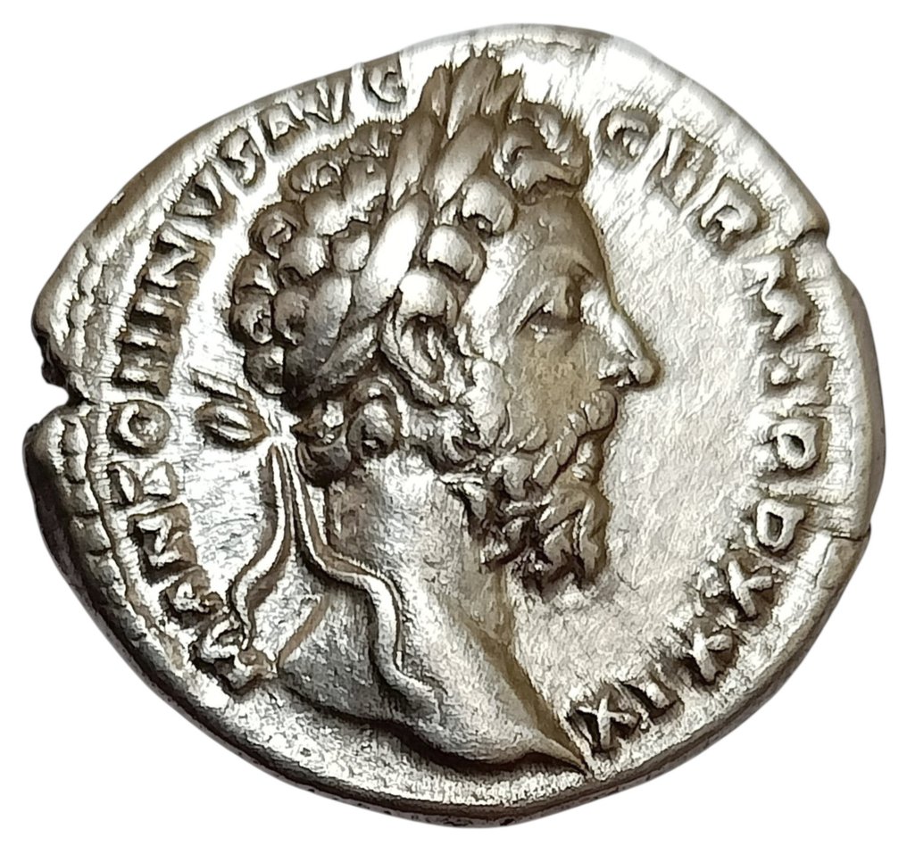Römisches Reich. Marcus Aurelius (AD 161-180). Denarius Rome - Genius #1.0