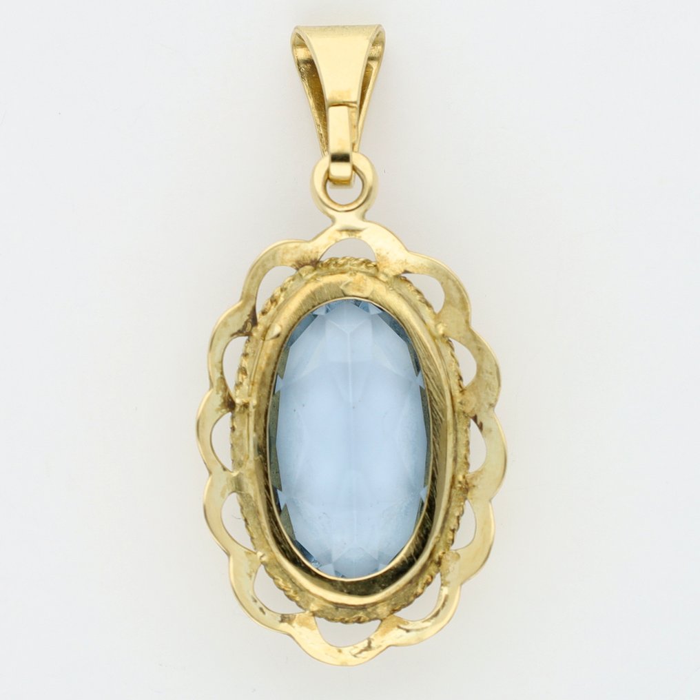 Hanger - 14 karaat Geel goud - Spinel #2.1